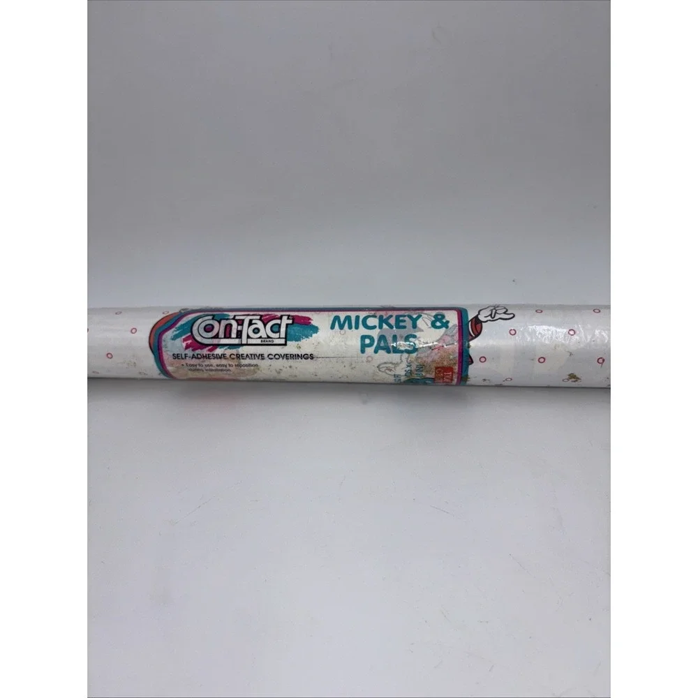 Vintage Mickey & Pals Con-Tact Self-Adhesive Covering 18